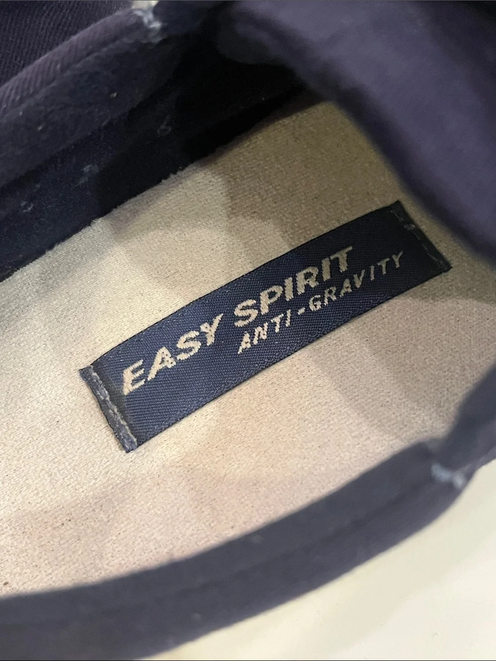 Easy Spirit Anti-Gravity Ladies Navy Lace-Up Sneakers Sz 6 - Picture 5 of 14